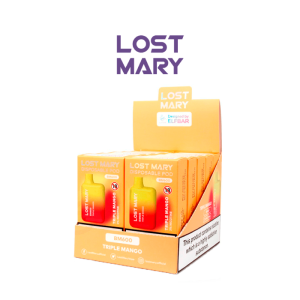 Estuche 10 uds – Lost Mary Elite Pod desechable ZERO nicotina – Triple Mango