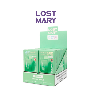 Estuche 10 uds – Lost Mary Elite Pod desechable 20mg nicotina – Doble Manzana