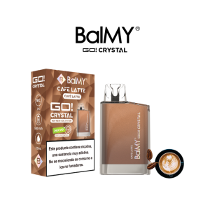 Estuche 10 pods desechables BalMY GO Crystal 20mg/ml nicotina – Cafe Latte