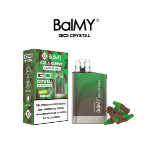 Estuche 10 pods desechables BalMY GO Crystal 20mg/ml nicotina – Cola Gummy