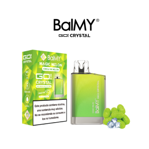 Estuche 10 pods desechables BalMY GO Crystal 20mg/ml nicotina – Magic melon (Chicle de melon)