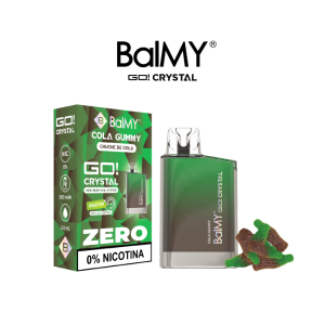 Estuche 10 pods desechables BalMY GO Crystal ZERO nicotina – Cola Gummy