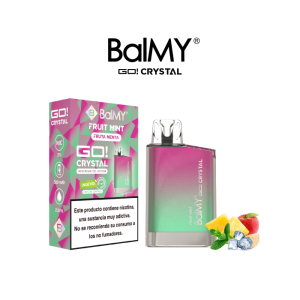 Estuche 10 pods desechables BalMY GO Crystal 20mg/ml nicotina – Fruta Menta