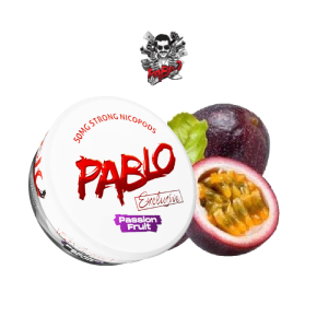 Bolsas de nicotina PABLO Exclusive pouches 50 mg/g – Fruta de la Pasión