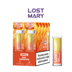 Estuche 10 uds – Lost Mary QM Crystal 600 pod desechable 20mg/ml nicotina – Pink Lemonade