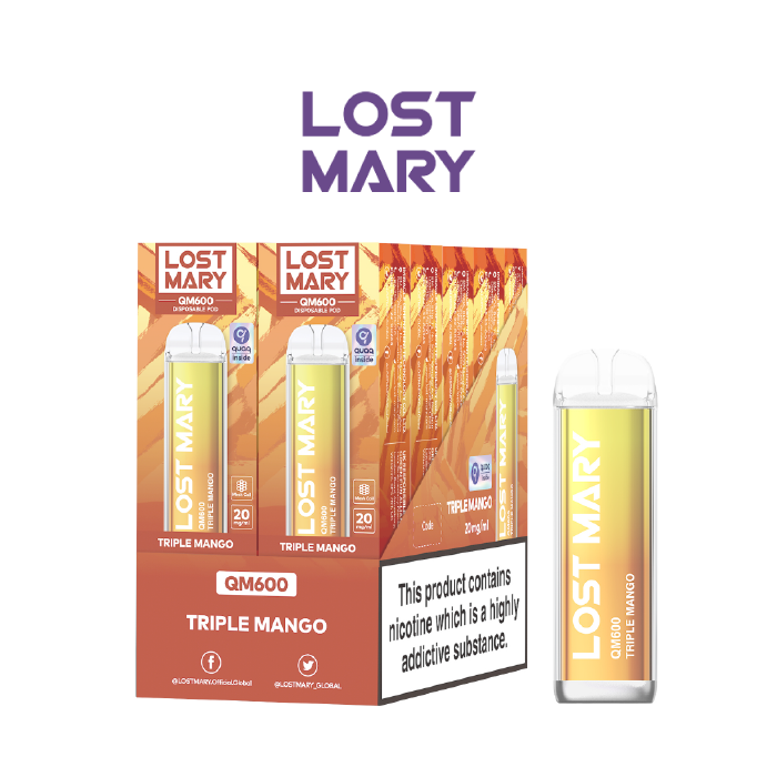 estuche-10-uds-lost-mary-qm-crystal-600-pod-desechable-20mg-ml-nicotina-triple-mango