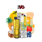 Pod desechable IVG 2400 puff 4 sabores en 1 con 20mg/ml nicotina – Banana Edition