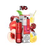 Pod desechable IVG 2400 puff 4 sabores en 1 con 20mg/ml nicotina – Cherry Edition