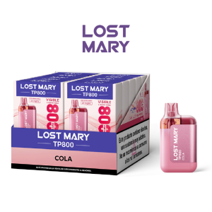 Estuche 10 uds – Lost Mary pod desechable TP 800 puffs 20mg/ml nicotina – Cola