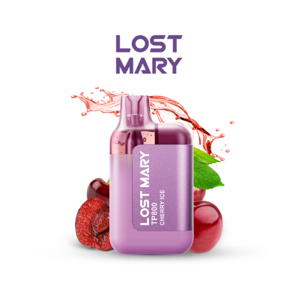 Lost Mary pod desechable TP 800 puffs 20mg/ml nicotina – Cereza Helada