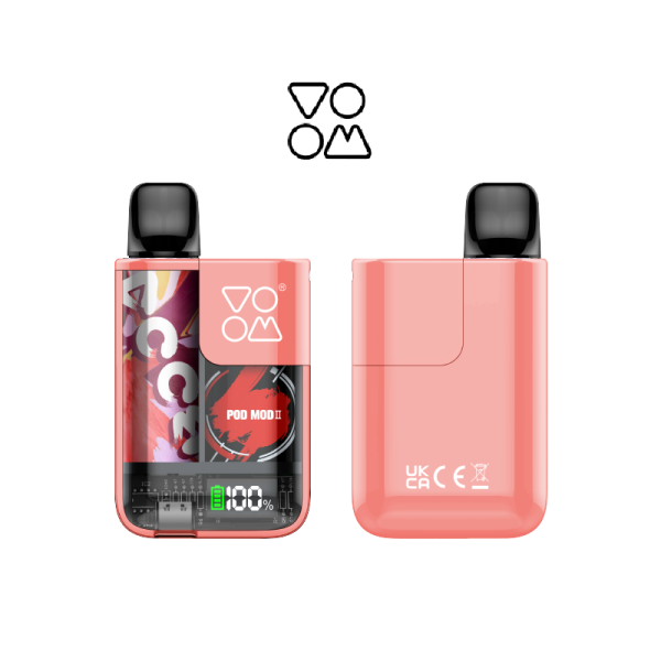 Pod Mod II VOOM Recargable + 5 cápsulas x 600 puffs con 20 mg/ml nicotina Starter Kit Sabores – Fruits Serie