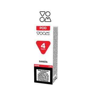 Estuche 5 cápsulas repuesto VOOM 4 MULTI POD prellenada 20mg/ml nicotina – (5 pack x 1) – Sandía Helada