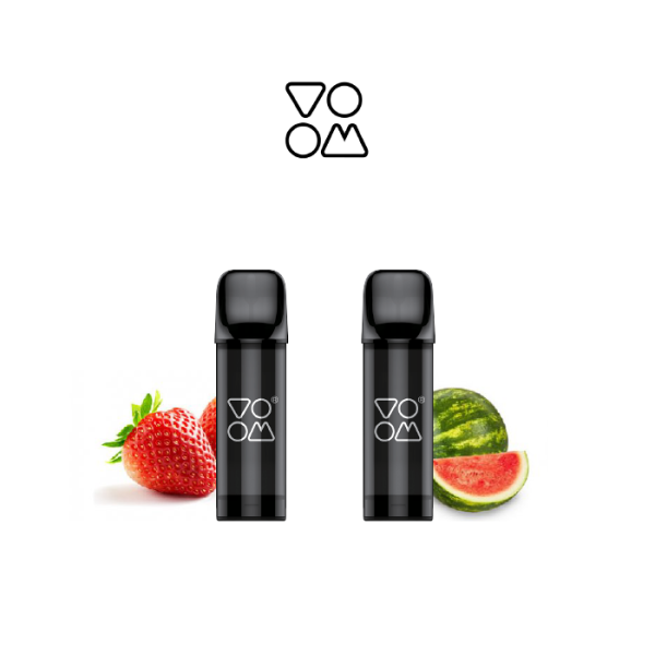 2 Cápsulas precargadas VOOM POD MESH 20mg/ml nicotina – Fresa y Sandía