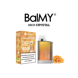 Estuche 10 pods desechables BalMY GO Crystal 20mg/ml nicotina – Caramel Popcorn