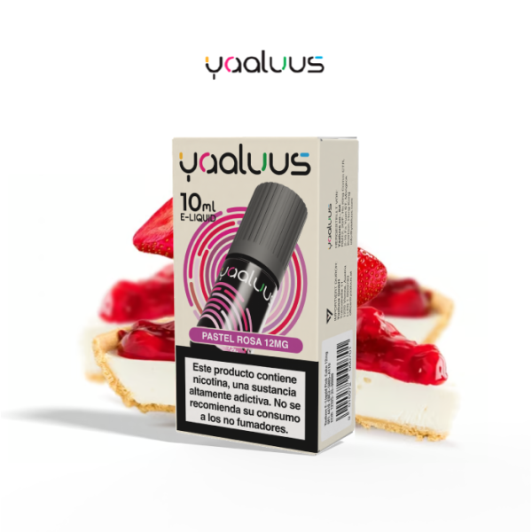 Sales de Nicotina Yaaluus bote 10 ml. (12mg o 20mg nic.) – Pastel Rosa