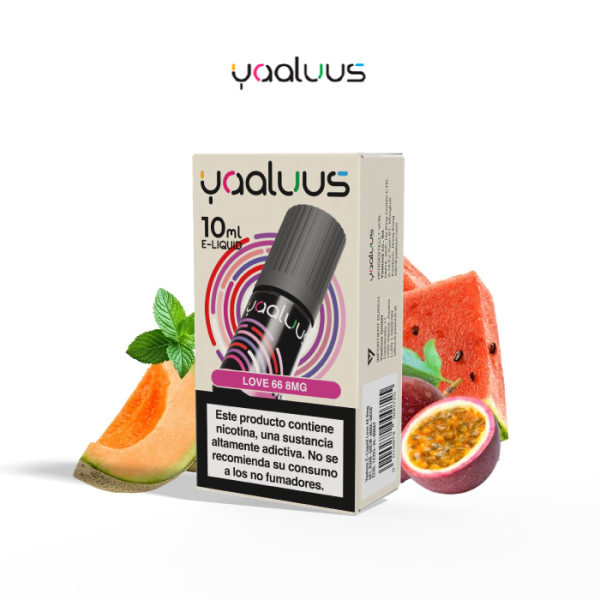 Sales de Nicotina Yaaluus bote 10 ml. (8mg o 20mg nic.) – Love66