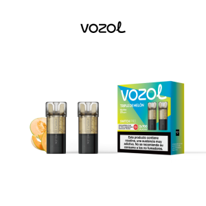 Estuche 20 cápsulas precargadas VOZOL Switch PRO 20mg/ml nicotina (10 x 2 uds/pack) – Triple de Melón